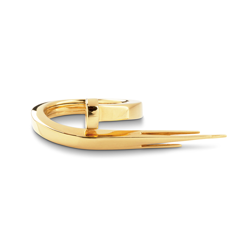 Nail Wrap Gold Ring
